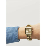 Guess Vanity Gold Dial Gold Steel Strap Watch for Women - W1029L2 Buy Now By Guess