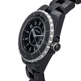 Chanel J12 Quartz Ceramic Black Dial Black Steel Strap Watch for Women - J12 H0682 Buy Now By Chanel