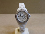 Chanel J12 Diamonds Quartz White Dial White Steel Strap Watch for Women - J12 H2572 Buy Now By Chanel