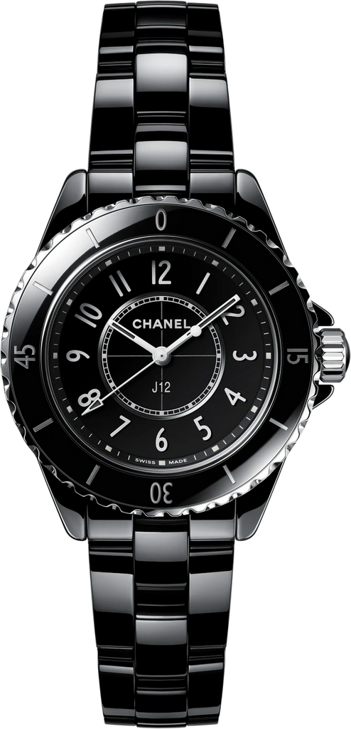 Chanel J12 Quartz Black Dial Black Steel Strap Watch for Women - J12 H5695 Buy Now By Chanel