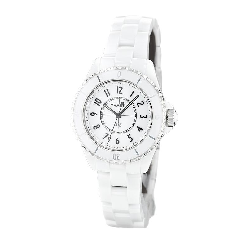 Chanel J12 Quartz White Dial White Steel Strap Watch for Women - J12 H5698 Buy Now By Chanel
