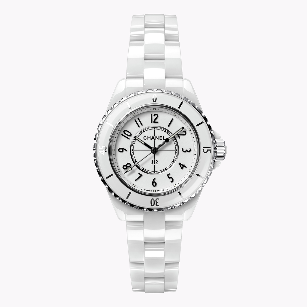 Chanel J12 Quartz White Dial White Steel Strap Watch for Women - J12 H5698 Buy Now By Chanel