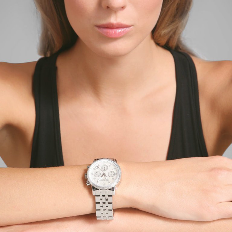 Michael Kors Ritz White Dial Silver Stainless Steel Strap Watch for Women - MK5020 Buy Now By Michael Kors