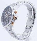Hugo Boss Grand Prix Black Dial Two Tone Steel Strap Watch for Men - 1513473 Buy Now By Hugo Boss