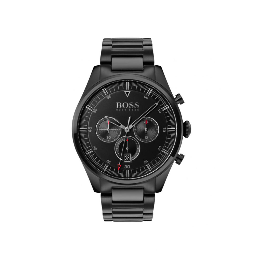 Hugo Boss Pioneer Black Dial Black Steel Strap Watch for Men - 1513714 Buy Now By Hugo Boss