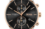 Hugo Boss Associate Chronograph Black Dial Two Tone Steel Strap Watch for Men - 1513840 Buy Now By Hugo Boss