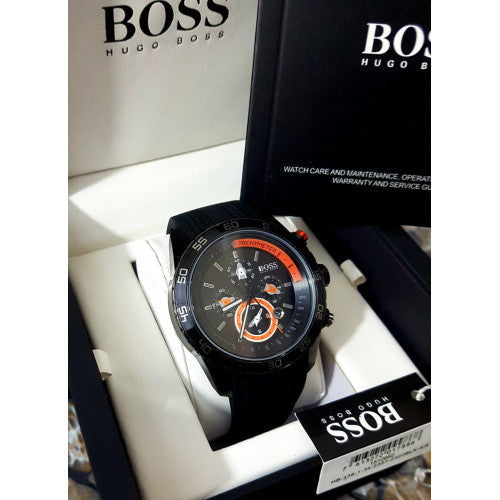 Hugo Boss Motorsport Special Edition Black Dial Black Rubber Strap Watch For Men - HB1512662 Buy Now By Hugo Boss