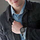 Hugo Boss Velocity Black Dial Black Leather Strap Watch for Men - 1513716 Buy Now By Hugo Boss