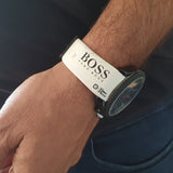 Hugo Boss Velocity Black Dial White Rubber Strap Watch for Men - 1513718 Buy Now By Hugo Boss