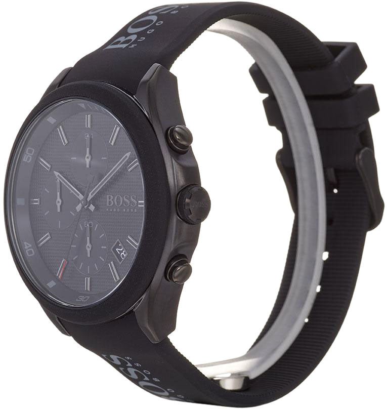 Hugo Boss Velocity Black Dial Black Rubber Strap Watch for Men - 1513720 Buy Now By Hugo Boss