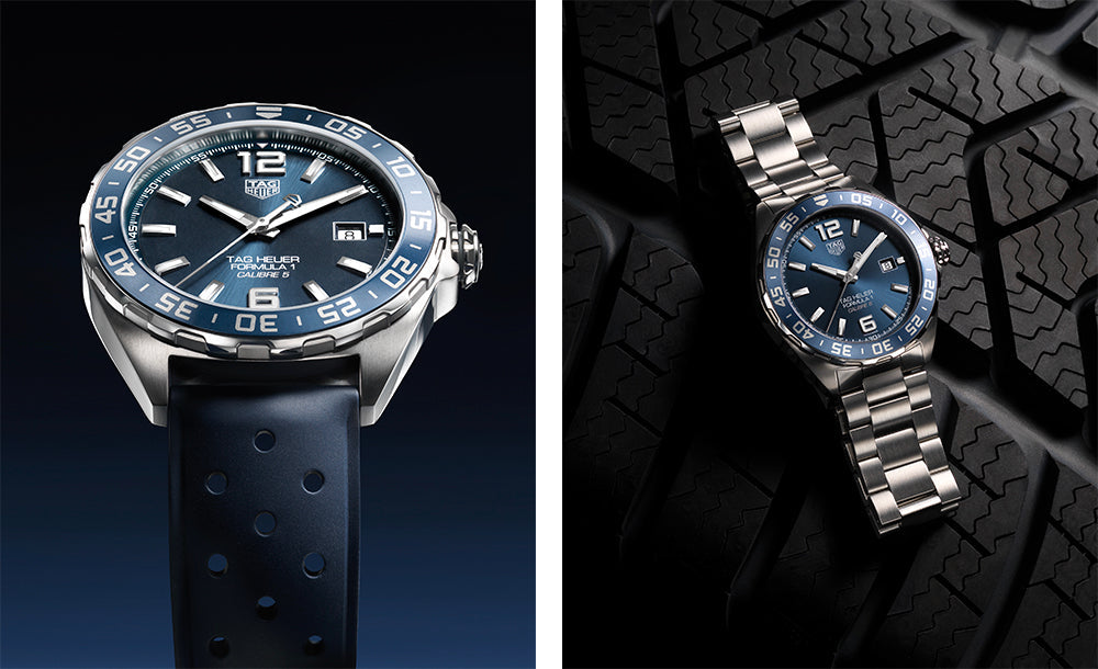 Tag Heuer Formula 1 Bucherer Blue Edition Blue Dial Blue Calfskin Strap Watch for Men - WAZ2015.FT8023 Buy Now By Tag Heuer