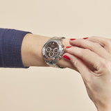 Hugo Boss Novia Black Dial Silver Steel Strap Watch for Women - 1502614 Buy Now By Hugo Boss