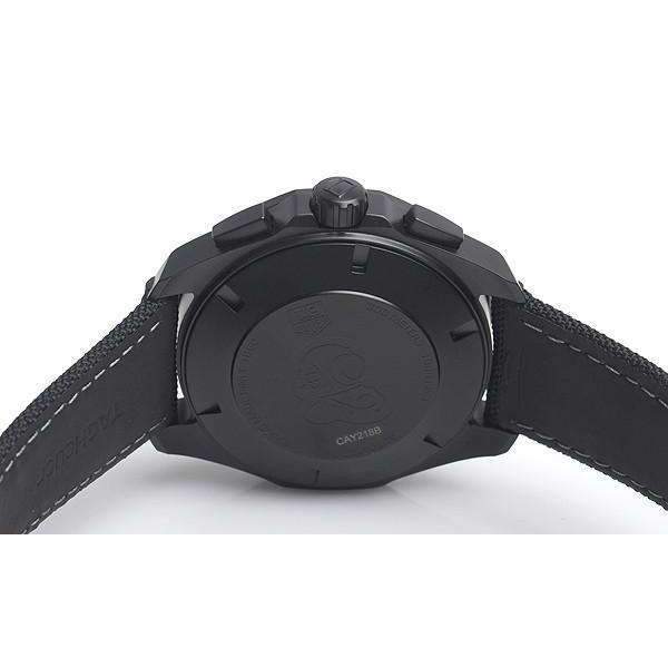 Tag Heuer Aquaracer Automatic Chronograph Special Edition Titanium Grey Dial Black Leather Strap Watch for Men - CAY218B.FC6370 Buy Now By Tag Heuer