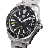 Tag Heuer Aquaracer Caliber 5 Black Dial Silver Steel Strap Watch for Men - WAY201A .BA0927 Buy Now By Tag Heuer