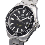 Tag Heuer Aquaracer Quartz Black Dial Silver Steel Strap Watch for Men - WAY101A.BA0746 Buy Now By Tag Heuer