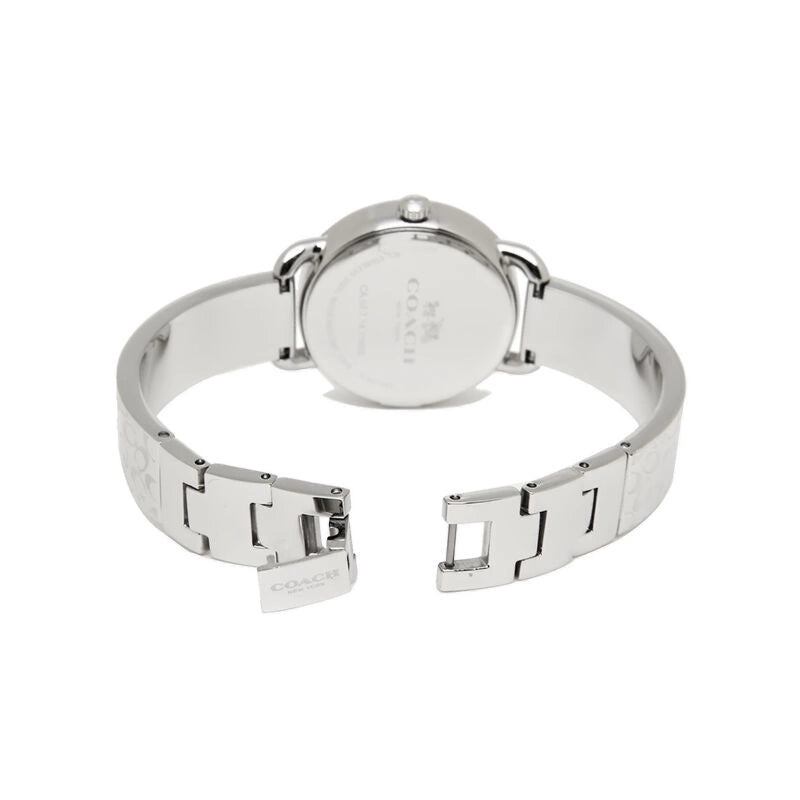 Coach Delancey White Dial Silver Steel Strap Watch for Women - 14502353 Buy Now By Coach