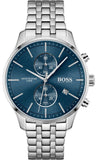 Hugo Boss Associate Blue Dial Silver Steel Strap Watch for Men - 1513839 Buy Now By Hugo Boss