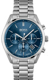 Hugo Boss Champion Blue Dial Silver Steel Strap Watch for Men - 1513818 Buy Now By Hugo Boss