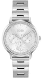 Hugo Boss Prima Silver Dial Silver Steel Strap Watch for Women - 1502570 Buy Now By Hugo Boss