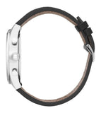 Hugo Boss Pioneer Chronograph Black Dial Black Leather Strap Watch For Men - 1513708 Buy Now By Hugo Boss