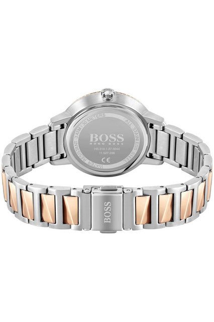 Hugo Boss Signature Silver Dial Two Tone Steel Strap Watch for Women - 1502567 Buy Now By Hugo Boss