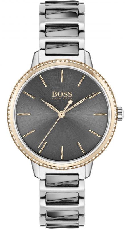 Hugo Boss Signature Grey Dial Silver Steel Strap Watch for Men - 1502569 Buy Now By Hugo Boss