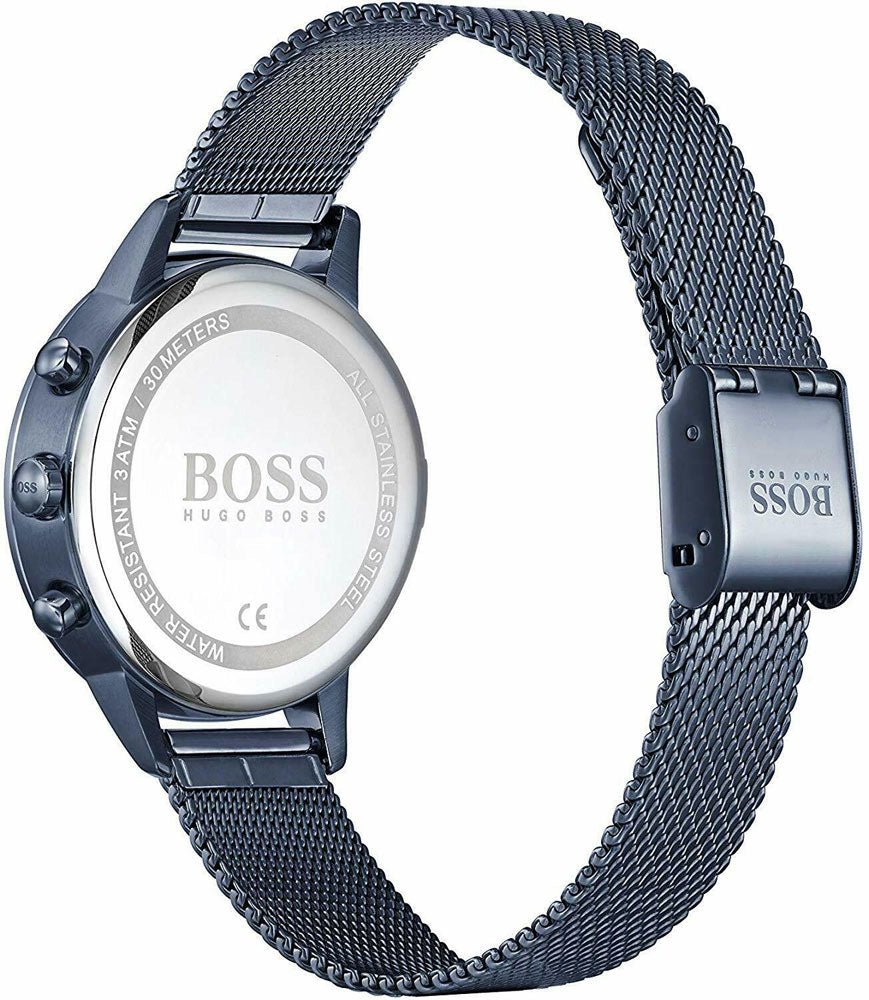 Hugo Boss Infinity Blue Dial Blue Mesh Bracelet Watch for Women - 1502518 Buy Now By Hugo Boss
