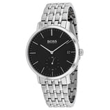 Hugo Boss Corporal Black Dial Silver Mesh Bracelet Watch for Men - 1513641 Buy Now By Hugo Boss