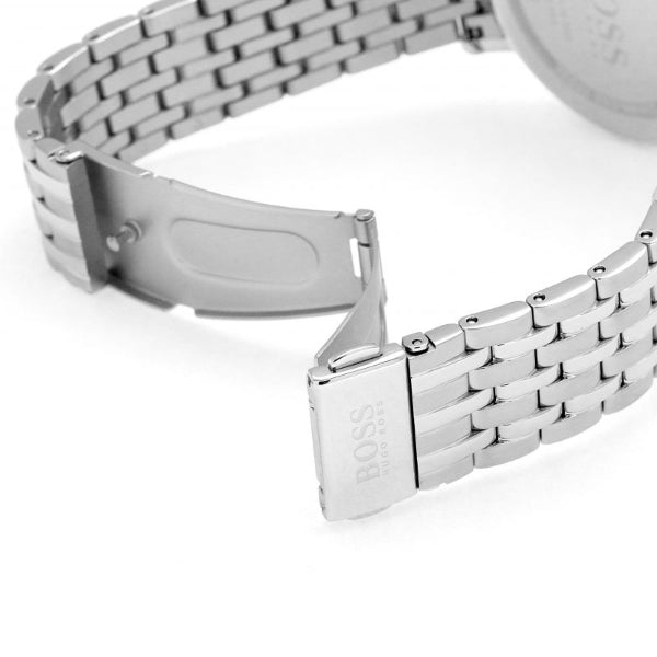 Hugo Boss Corporal Blue Dial Silver Steel Strap Watch for Men - 1513642 Buy Now By Hugo Boss