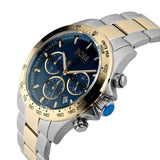 Hugo Boss Hero Blue Dial Two Tone Steel Strap Watch for Men - 1513767 Buy Now By Hugo Boss