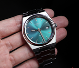 Tissot PRX Green Dial Silver Steel Strap Watch For Men - T137.410.11.091.00 Buy Now By Tissot