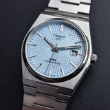Tissot PRX Powermatic 80 Ice Blue Tiffany Dial Silver Steel Strap Watch for Men - T137.407.11.351.00 Buy Now By Tissot