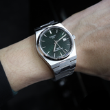 Tissot PRX Powermatic 80 Green Dial Silver Steel Strap Watch For Men - T137.407.11.091.00 Buy Now By Tissot