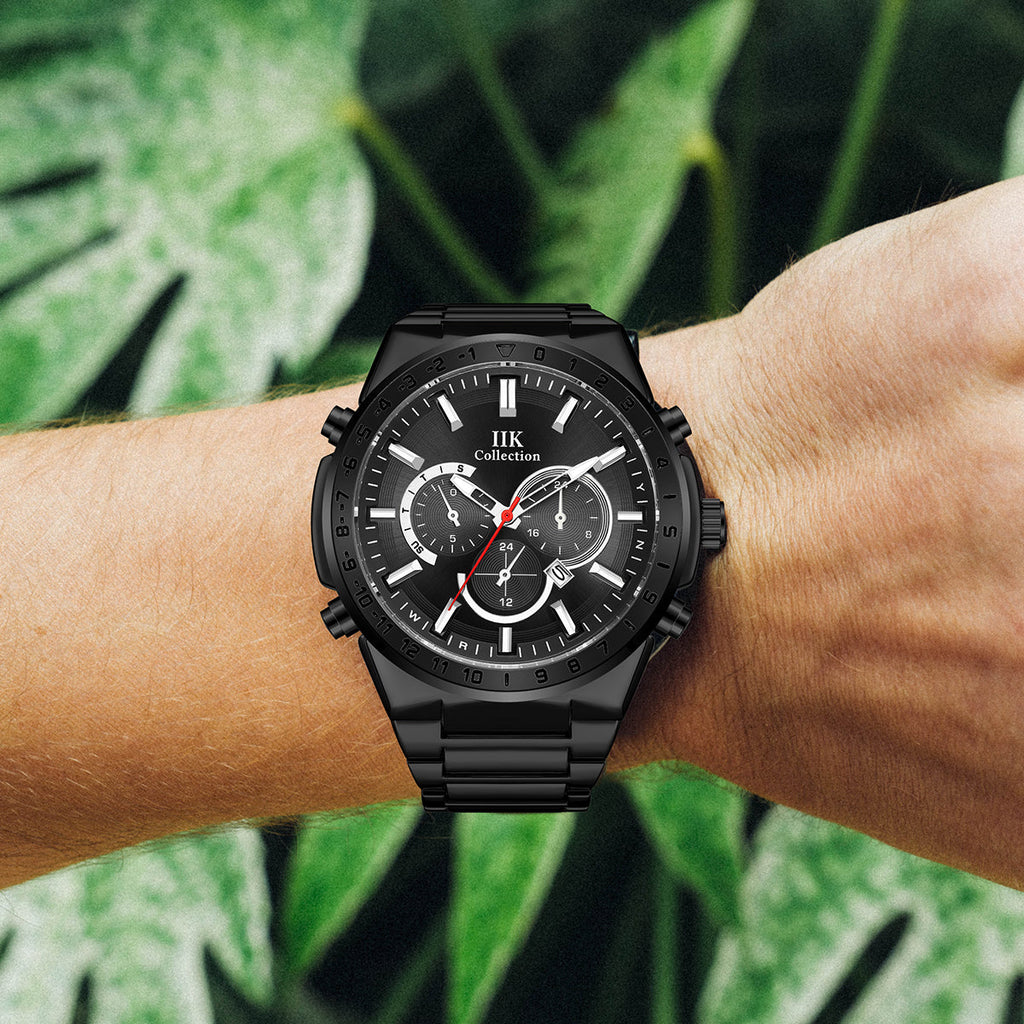 Armani Exchange Drexler Chronograph Black Dial Black Steel Strap Watch For Men - AX2639 Buy Now By Armani Exchange