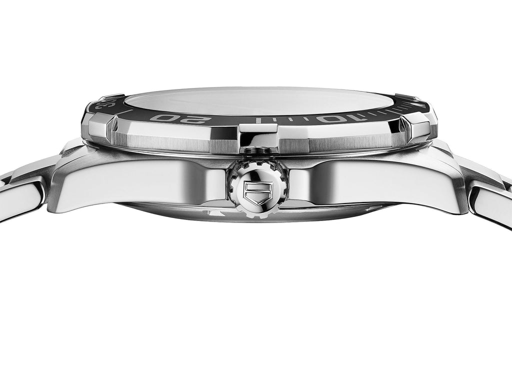 Tag Heuer Aquaracer Black Dial Silver Steel Strap Watch for Men - WAY111A.BA0928 Buy Now By Tag Heuer