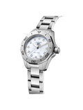Tag Heuer Aquaracer Professional 200 Quartz Diamond Mother of Pearl Dial Silver Steel Strap Watch for Women - WBP1416.BA0622 Buy Now By Tag Heuer