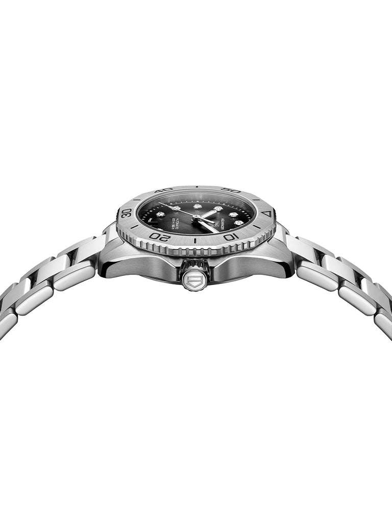 Tag Heuer Aquaracer Professional 200 Automatic Black Dial Silver Steel Strap Watch for Men - WBP2410.BA0622 Buy Now By Tag Heuer