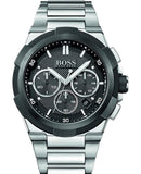 Hugo Boss Supernova Chronograph Black Dial Silver Steel Strap Watch for Men - 1513359 Buy Now By Hugo Boss