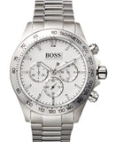 Hugo Boss Ikon Chronograph White Dial Silver Steel Strap Watch for Men - 1512962 Buy Now By Hugo Boss