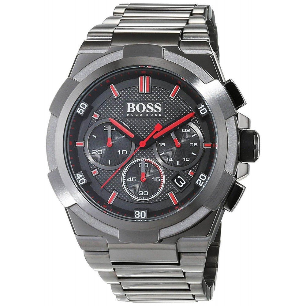Hugo Boss Supernova Grey Dial Grey Steel Strap Watch for Men - 1513361 Buy Now By Hugo Boss