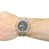 Hugo Boss Professional Black Dial Two Tone Steel Strap Watch for Men - 1513529 Buy Now By Hugo Boss