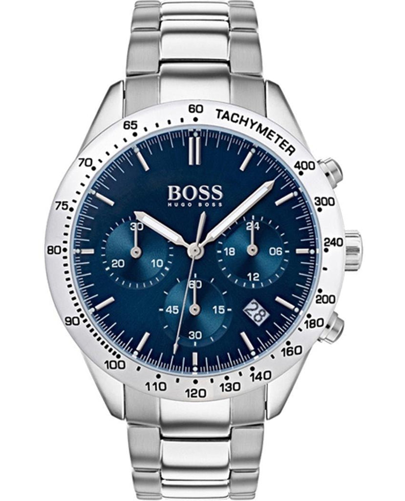 Hugo Boss Talent Blue Dial Silver Steel Strap Watch for Men - 1513582 Buy Now By Hugo Boss