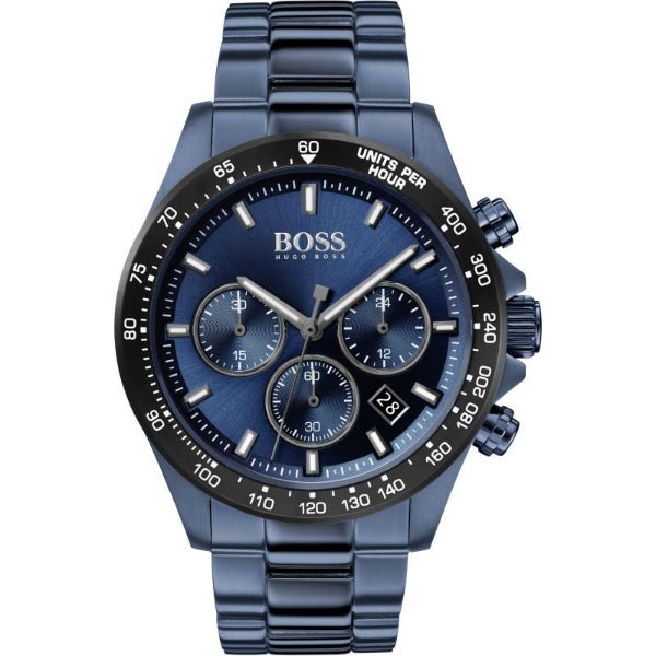 Hugo Boss Hero Sport Lux Blue Dial Blue Steel Strap Watch for Men - 1513758 Buy Now By Hugo Boss