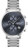 Hugo Boss Integrity Blue Dial Silver Steel Strap Watch for Men - 1513779 Buy Now By Hugo Boss