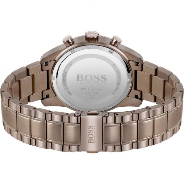 Hugo Boss Skymaster Blue Dial Brown Steel Strap Watch for Men - 1513788 Buy Now By Hugo Boss