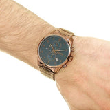 Hugo Boss Skymaster Blue Dial Brown Steel Strap Watch for Men - 1513788 Buy Now By Hugo Boss