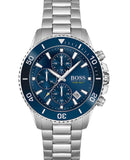 Hugo Boss Admiral Blue Dial Silver Steel Strap Watch for Men - 1513907 Buy Now By Hugo Boss