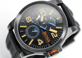 Hugo Boss Orange Detroit Analog Black Dial Black Silicone Strap Watch For Men - 1550011 Buy Now By Hugo Boss