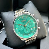 Hugo Boss Gregor Chronograph Green Dial Two Tone Steel Strap Watch For Men - 1514081 Buy Now By Hugo Boss
