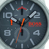Hugo Boss Detroit Sport Analog Grey Dial Grey Rubber Strap Watch For Men - 1550007 Buy Now By Hugo Boss